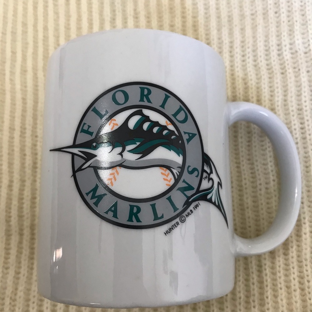 Vintage 1991 Florida Marlins MLB Coffee Mug Rare!